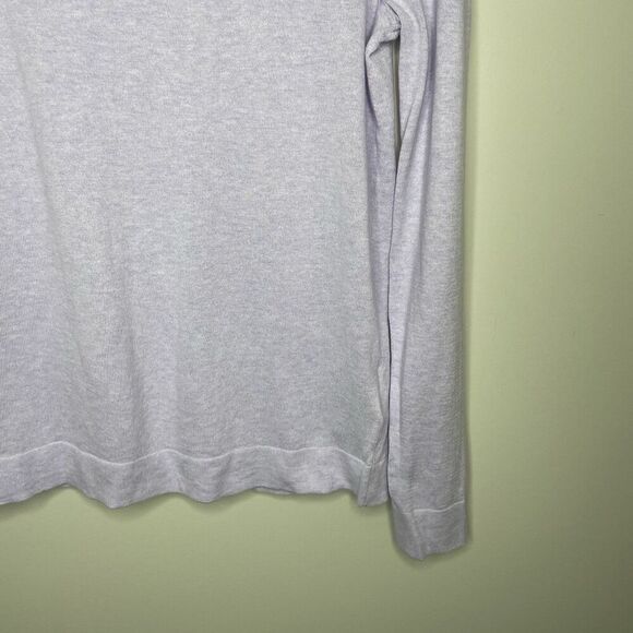 J.CREW Sweater Women Small Teddie Pullover NEW Purple Cotton Lightweight L1561 - Picture 5 of 15
